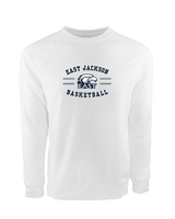 East Jackson HS Girls Basketball Curve - Crewneck Sweatshirt