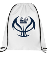 East Jackson HS Girls Basketball Full Ball - Drawstring Bag