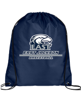 East Jackson HS Girls Basketball Split - Drawstring Bag