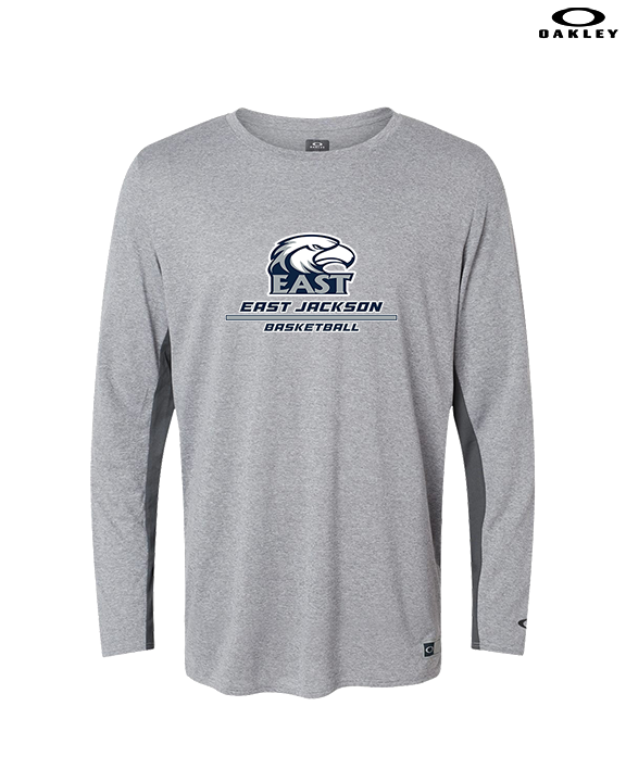 East Jackson HS Girls Basketball Split - Mens Oakley Longsleeve