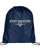 East Jackson HS Soccer Design - Drawstring Bag