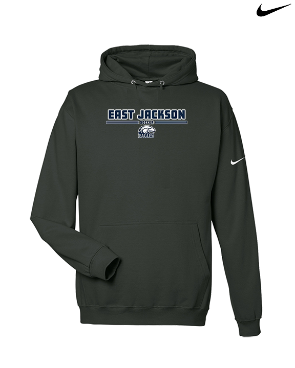 East Jackson HS Soccer Keen - Nike Club Fleece Hoodie