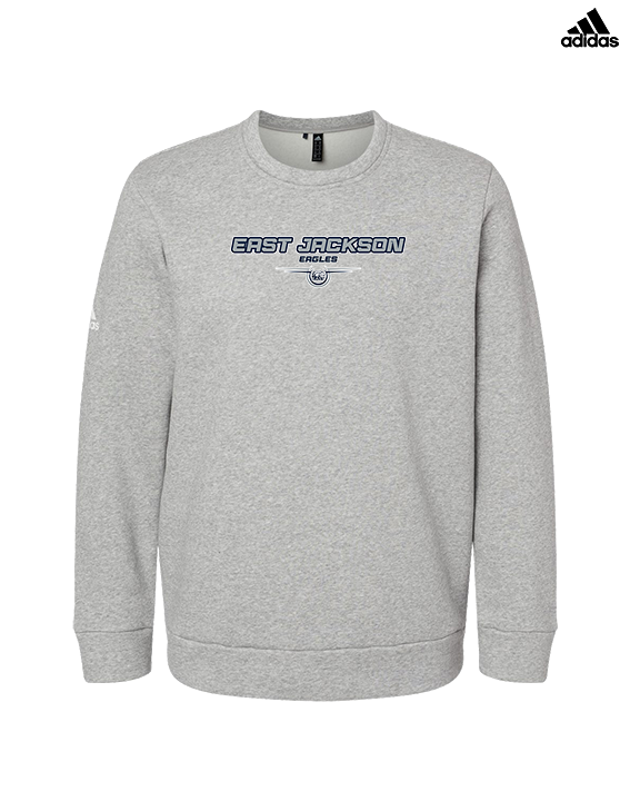 East Jackson HS Softball Design - Mens Adidas Crewneck