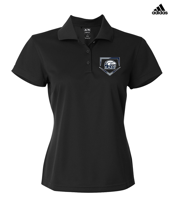East Jackson HS Softball Plate - Adidas Womens Polo