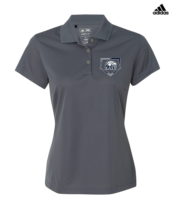 East Jackson HS Softball Plate - Adidas Womens Polo