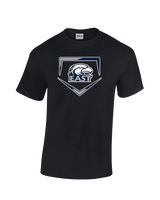 East Jackson HS Softball Plate - Cotton T-Shirt
