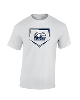 East Jackson HS Softball Plate - Cotton T-Shirt