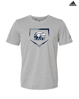East Jackson HS Softball Plate - Mens Adidas Performance Shirt