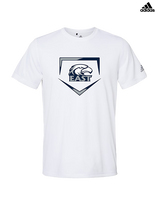 East Jackson HS Softball Plate - Mens Adidas Performance Shirt