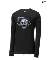 East Jackson HS Softball Plate - Mens Nike Longsleeve