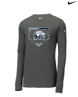 East Jackson HS Softball Plate - Mens Nike Longsleeve