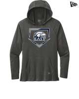 East Jackson HS Softball Plate - New Era Tri-Blend Hoodie