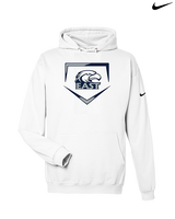 East Jackson HS Softball Plate - Nike Club Fleece Hoodie