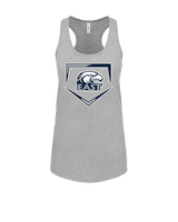 East Jackson HS Softball Plate - Womens Tank Top