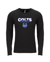 Eastside Colts Football Dad - Tri-Blend Long Sleeve