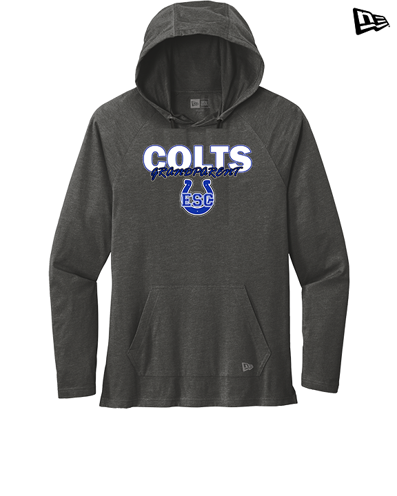 Eastside Colts Football Grandparent - New Era Tri-Blend Hoodie