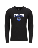 Eastside Colts Football Grandparent - Tri-Blend Long Sleeve