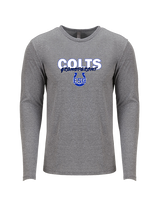 Eastside Colts Football Grandparent - Tri-Blend Long Sleeve