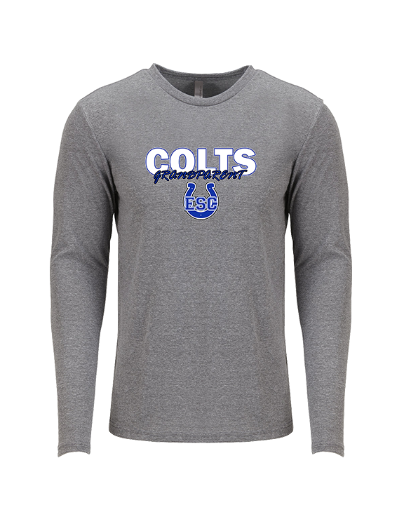 Eastside Colts Football Grandparent - Tri-Blend Long Sleeve