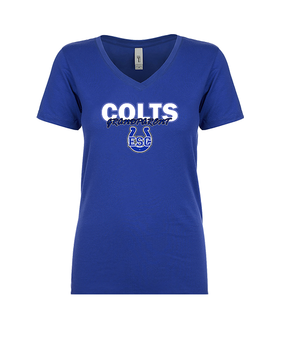 Eastside Colts Football Grandparent - Womens Vneck