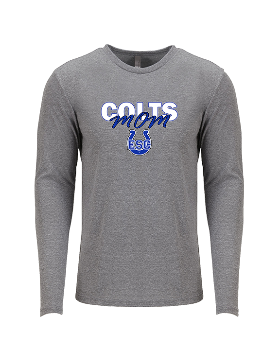 Eastside Colts Football Mom - Tri-Blend Long Sleeve