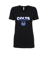 Eastside Colts Football Mom - Womens Vneck
