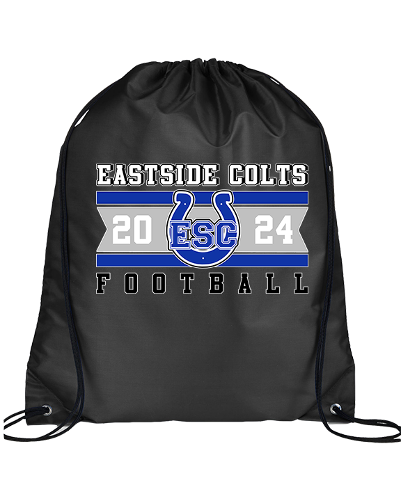 Eastside Colts Football Stamp - Drawstring Bag