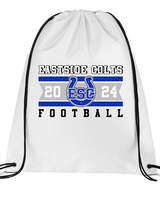 Eastside Colts Football Stamp - Drawstring Bag