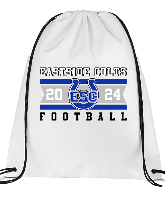 Eastside Colts Football Stamp - Drawstring Bag
