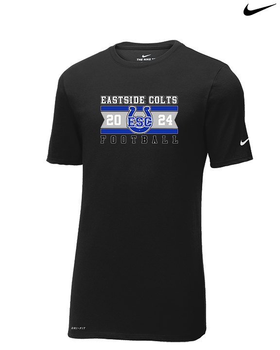 Eastside Colts Football Stamp - Mens Nike Cotton Poly Tee