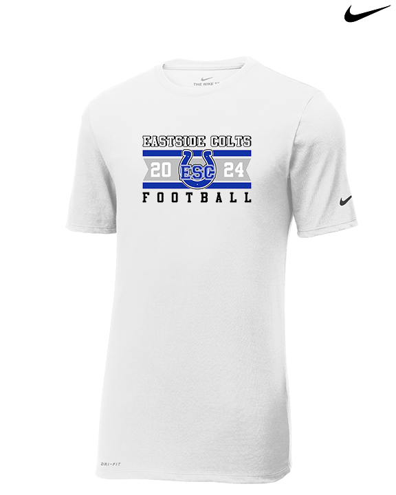 Eastside Colts Football Stamp - Mens Nike Cotton Poly Tee