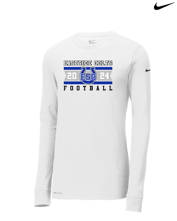 Eastside Colts Football Stamp - Mens Nike Longsleeve