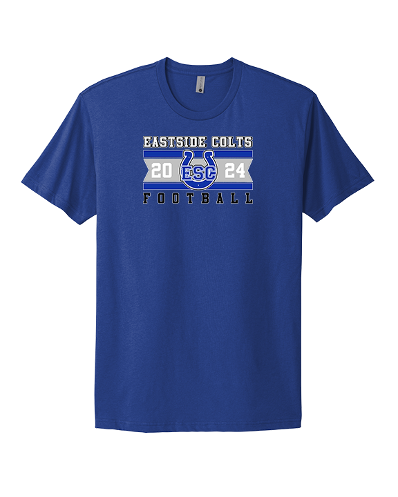 Eastside Colts Football Stamp - Mens Select Cotton T-Shirt