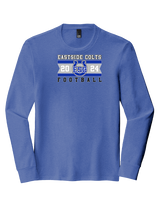 Eastside Colts Football Stamp - Tri-Blend Long Sleeve