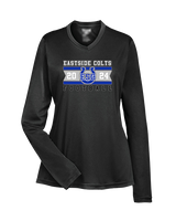 Eastside Colts Football Stamp - Womens Performance Longsleeve