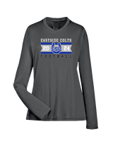 Eastside Colts Football Stamp - Womens Performance Longsleeve