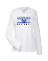 Eastside Colts Football Stamp - Womens Performance Longsleeve