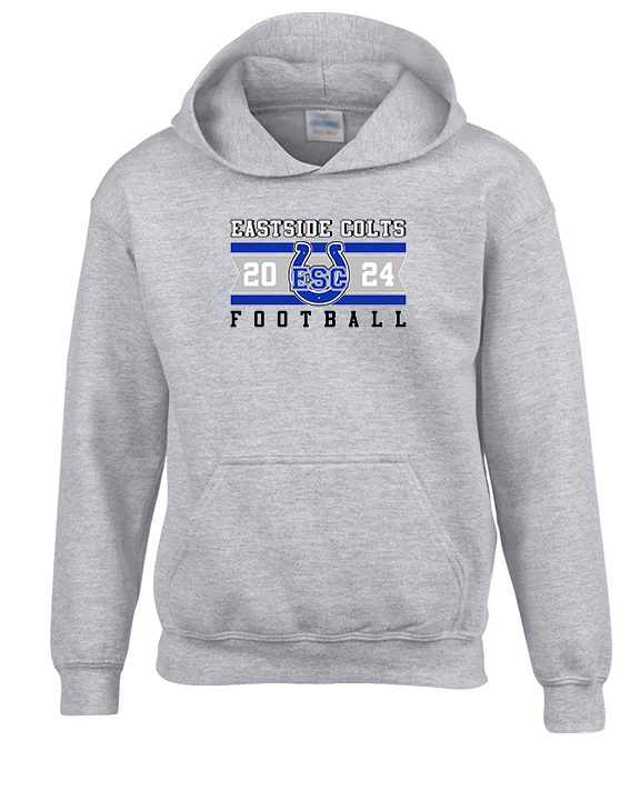 Eastside Colts Football Stamp - Youth Hoodie
