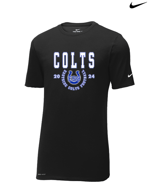 Eastside Colts Football Swoop - Mens Nike Cotton Poly Tee