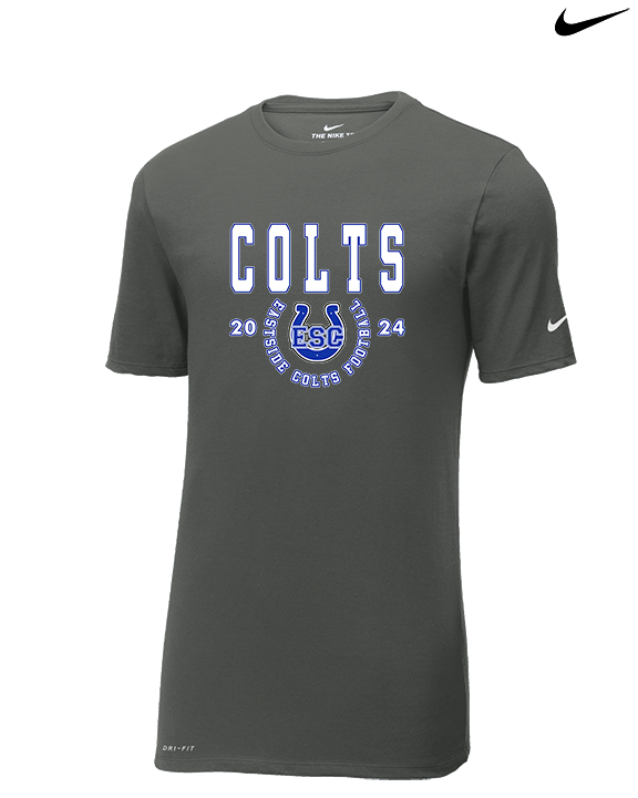 Eastside Colts Football Swoop - Mens Nike Cotton Poly Tee