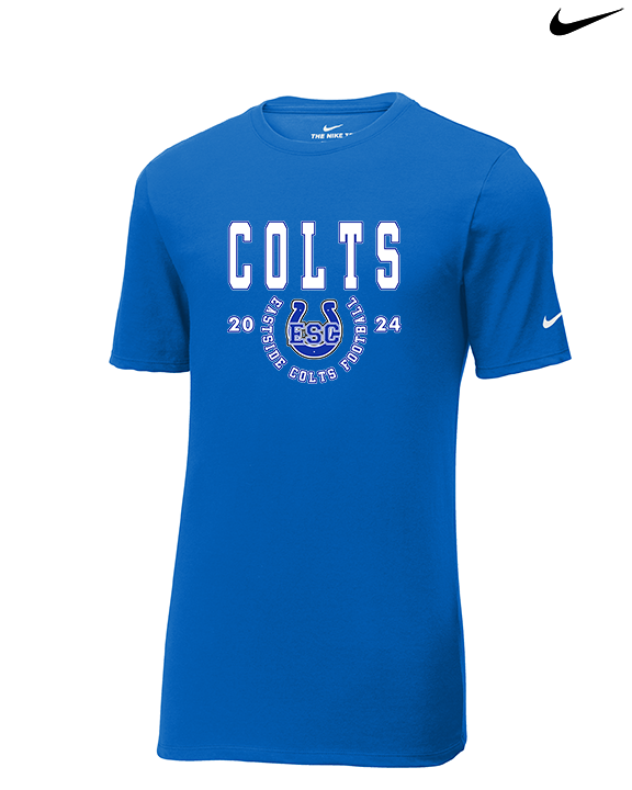 Eastside Colts Football Swoop - Mens Nike Cotton Poly Tee