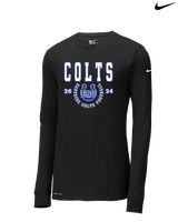 Eastside Colts Football Swoop - Mens Nike Longsleeve