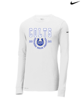 Eastside Colts Football Swoop - Mens Nike Longsleeve