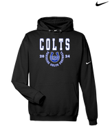 Eastside Colts Football Swoop - Nike Club Fleece Hoodie