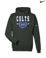 Eastside Colts Football Swoop - Nike Club Fleece Hoodie