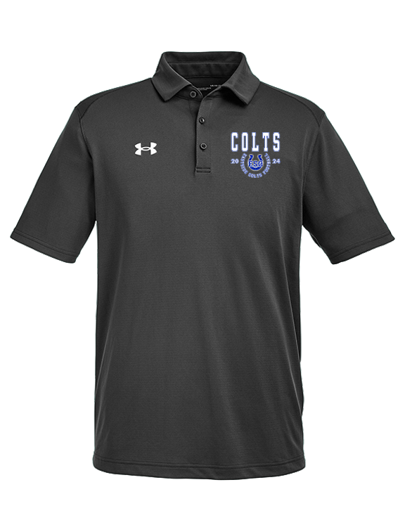 Eastside Colts Football Swoop - Under Armour Mens Tech Polo
