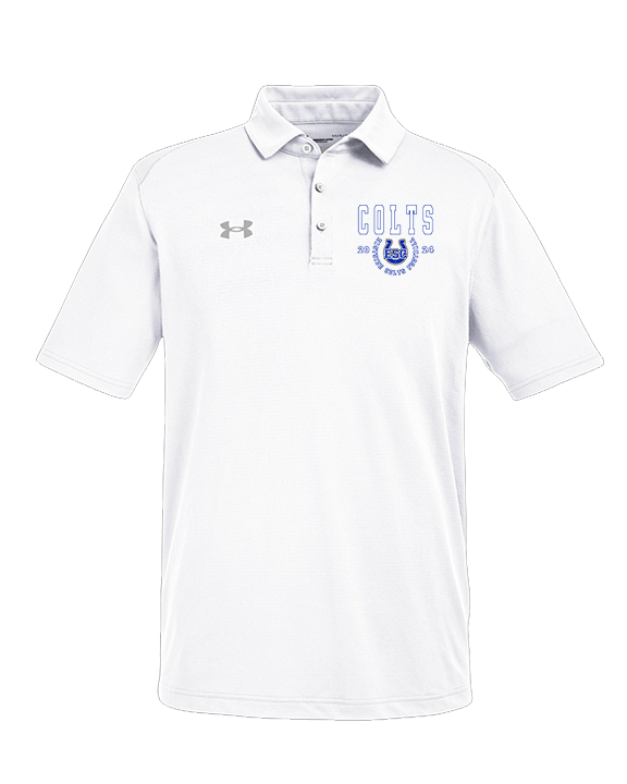 Eastside Colts Football Swoop - Under Armour Mens Tech Polo