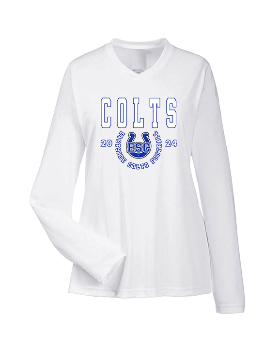 Eastside Colts Football Swoop - Womens Performance Longsleeve