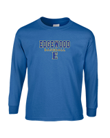 Edgewood HS Baseball Block - Cotton Longsleeve