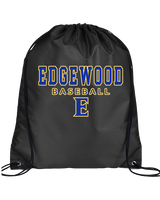 Edgewood HS Baseball Block - Drawstring Bag